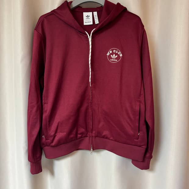 아디다스 웨일즈 보너 후드집업 버건디 2XL