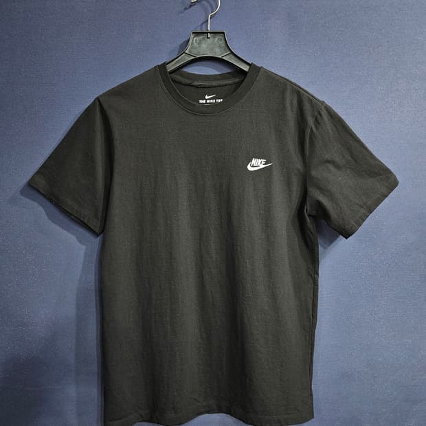 나이키 자수로고 블랙 남성 95 반팔티 