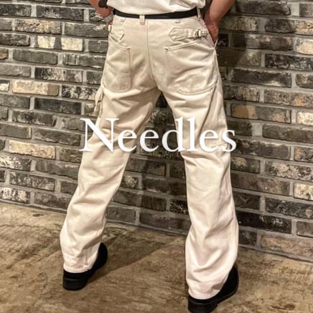 니들스 더블 어드저스트 데님 카펜터 팬츠