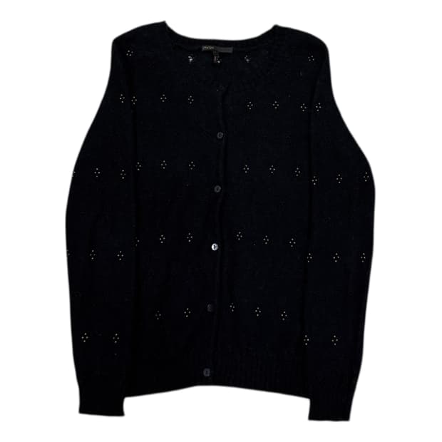 maje 마쥬 블랙 모 모헤어 가디건 블랙 2