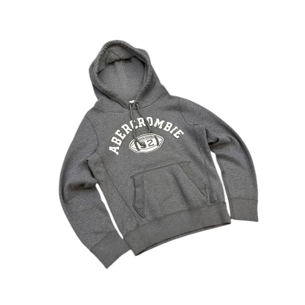 아베크롬비 아치 로고 후드티 그레이