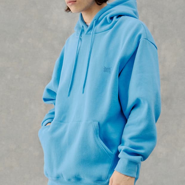 브라운브레스 후드티 스카이블루