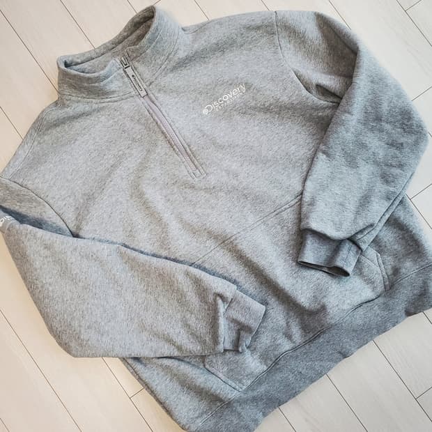 디스커버리 Expedition 하프집업 기모맨투맨 그레이 100

하자오