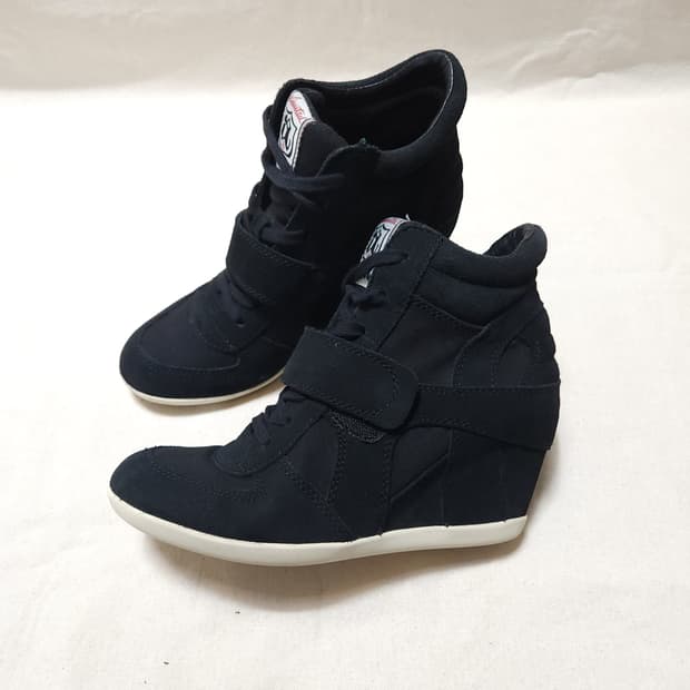 [37] ASH 스웨이드 웨지힐 스니커즈 (240)