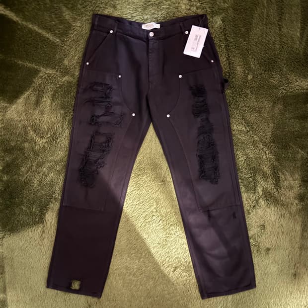 [XL] 1017 ALYX 9SM 알릭스 디스트로이드 더블니 카펜터 팬츠