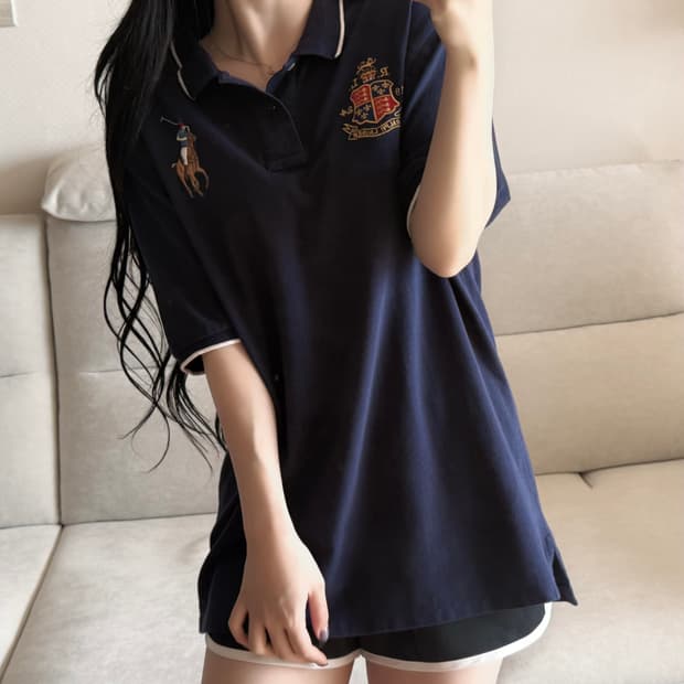 폴로 랄프로렌 빅포니 네이비 반팔
