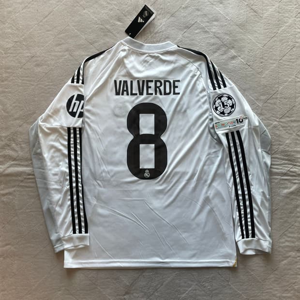 25-26 레알 마드리드 발베르데 긴팔