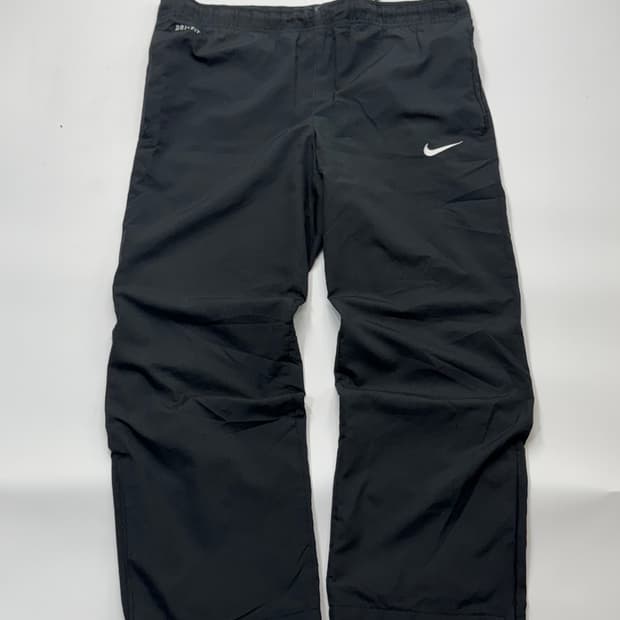 나이키 블랙 트랙팬츠 바람막이 와이드 바지