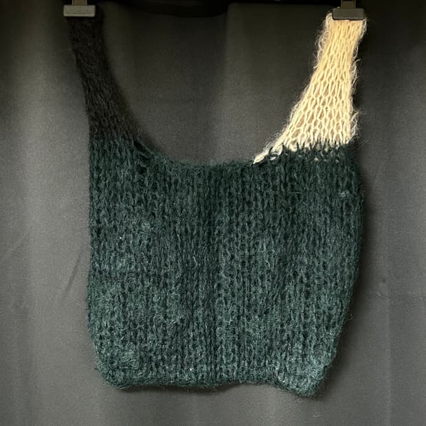 수 언더커버 모헤어 토트백