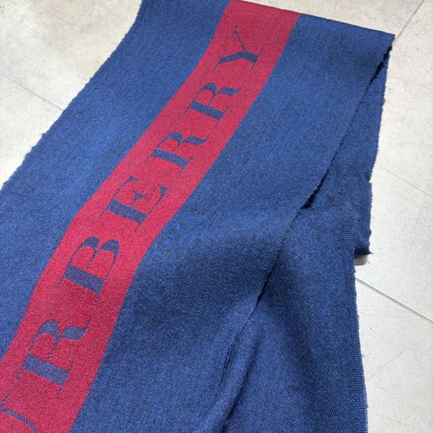 버버리 울 머플러