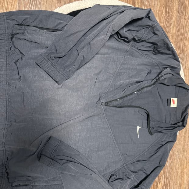 Nike x Stussy Windrunner Jacket Off Noir