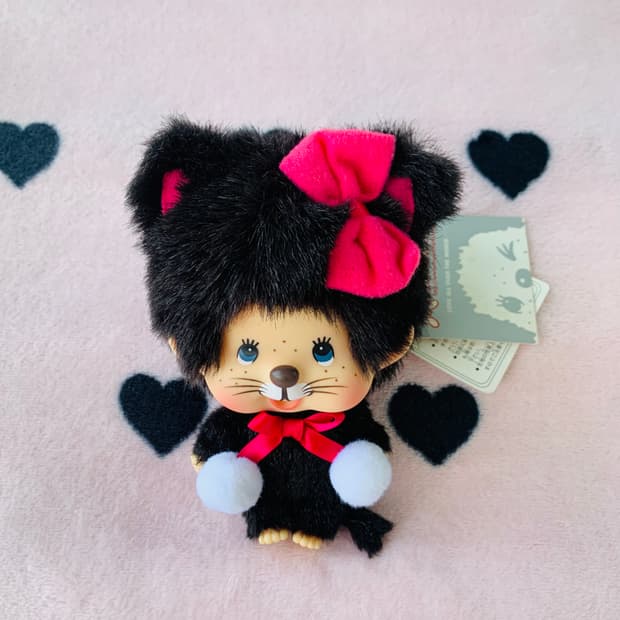 🐈‍⬛고전 블랙 고양이 몬치치 키체인