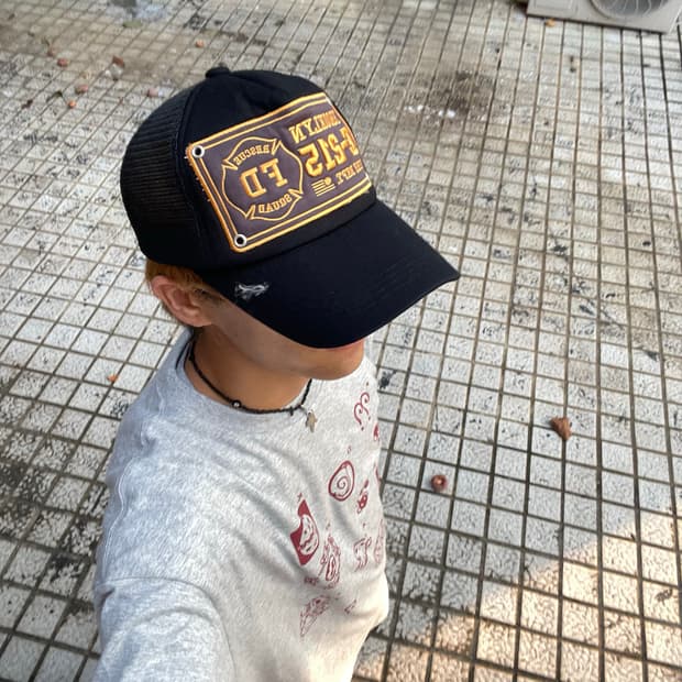 Rescue Squad 일본 빈티지 트러커 캡