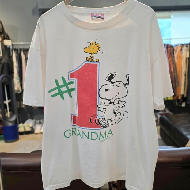 90s Peanuts USA/ 스누피 #1 Grandma 티셔츠