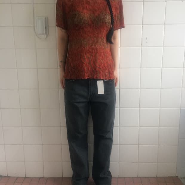 Pleats pattern top