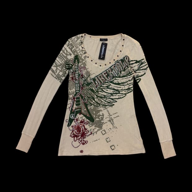 어플릭션 그래픽 써멀 롱슬리브