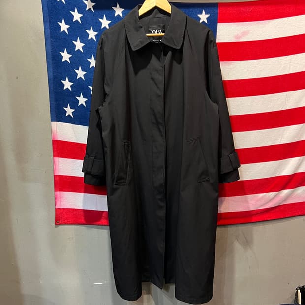 자라 빅 오버 트렌치 코트