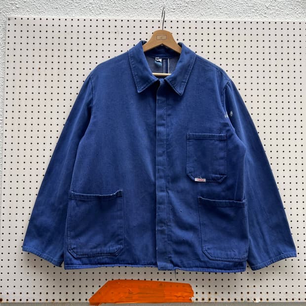 OLD VINTAGE AWK DENIM FRENCH 빈티지프렌치워크자켓