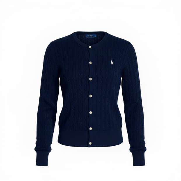 폴로 랄프로렌 케이블 니트 기디건 16 (실측 xs)