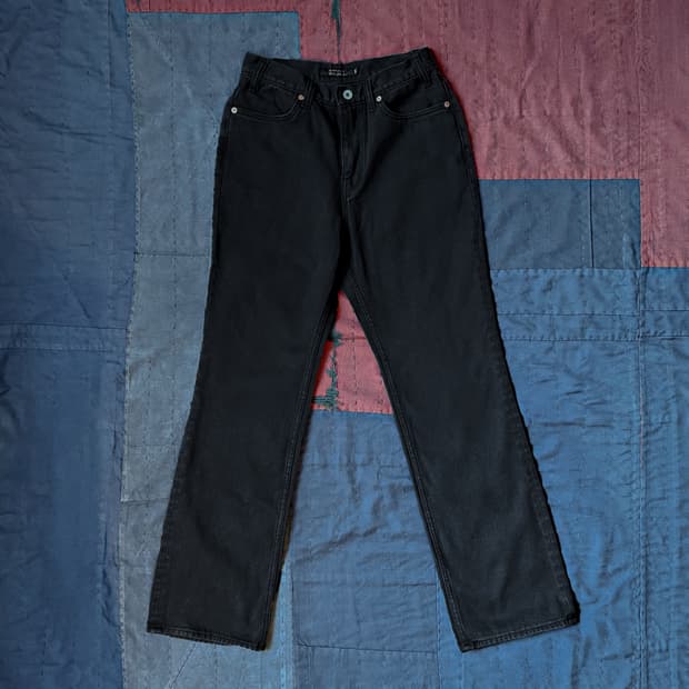 Lot.747 semi boot cut, faded black 