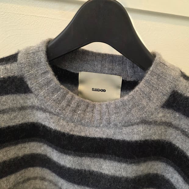 시도  그레이 스트라이프  울 니트 3