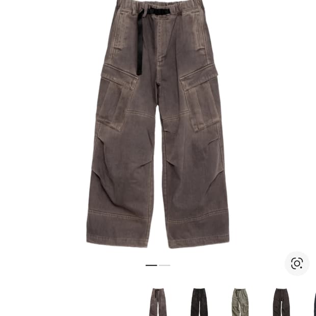 해칭룸 밀팬츠 워시드차콜 4사이즈