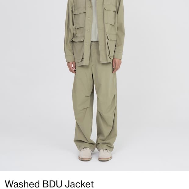 브라운야드 워시드 bdu 자켓