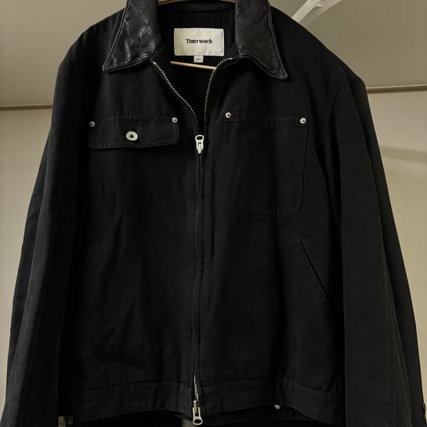 토니웩24ss 워크자켓 블랙
