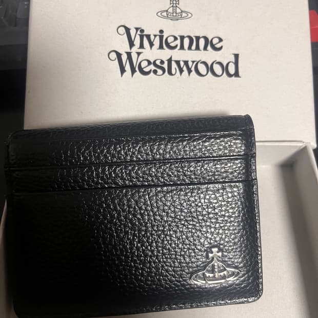 비비안 웨스트우드 카드 홀더 블랙(새상품급)