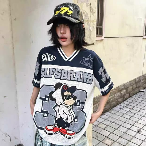 GLFS 미키 풋볼 져지