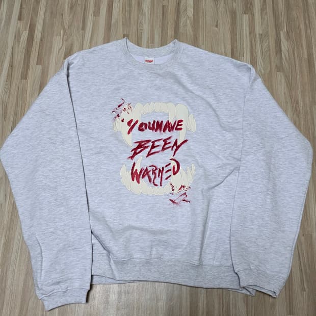 블랙아웃 스웻 셔츠 XL