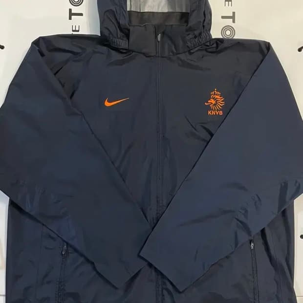 나이키 05 네덜란드 레인자켓 네이비 컬러 사이즈 XXL