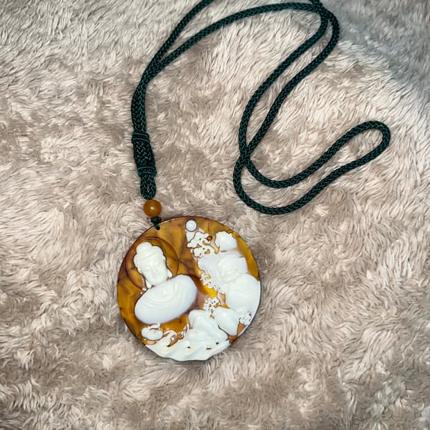 오리엔탈 동양풍 에스닉 부처 팬던트 목걸이