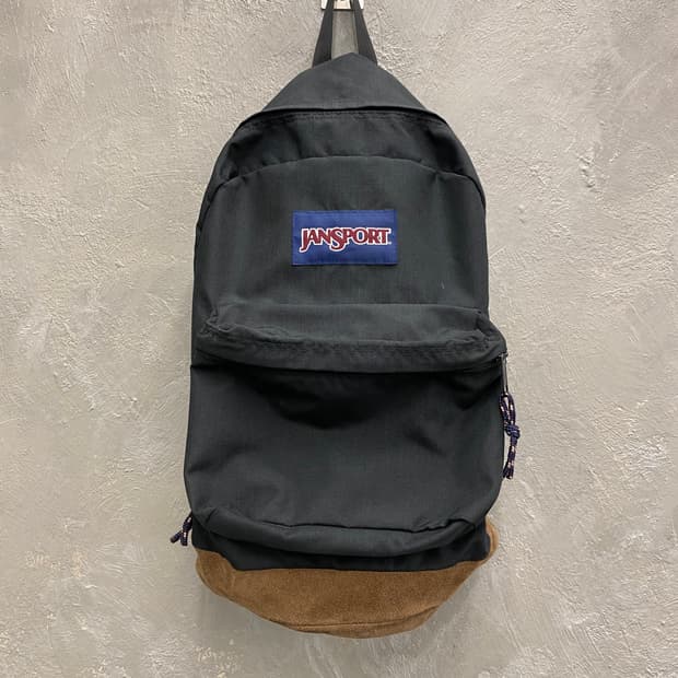 [33*52] Jansport 잔스포츠 스웨이드 바텀 블랙 백팩