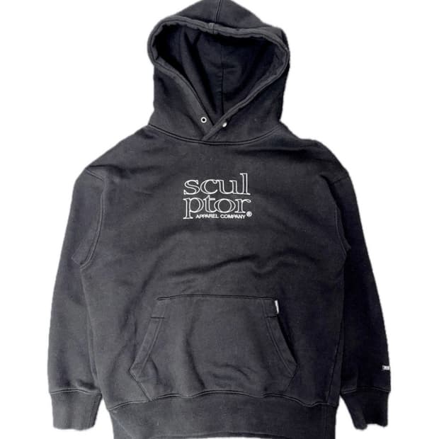 스컬프터 로고 후드
