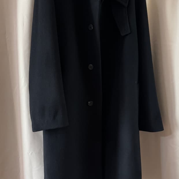 [L]드로우 핏 울 코트