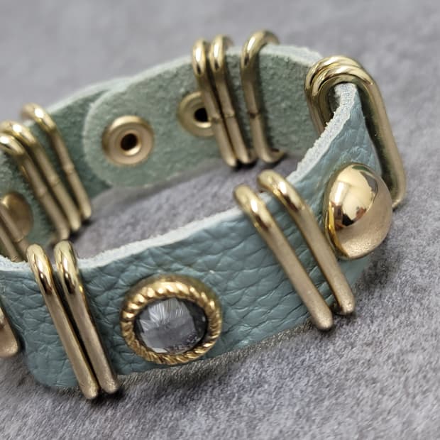 vintage leather bracelet