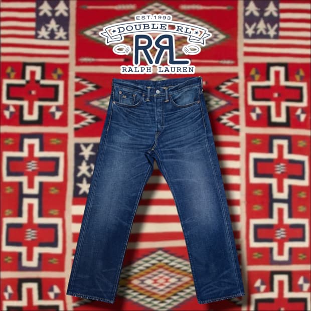 [30x30] RRL 더블알엘 빈티지 파이브 포켓 데님 팬츠 그랜드폴스