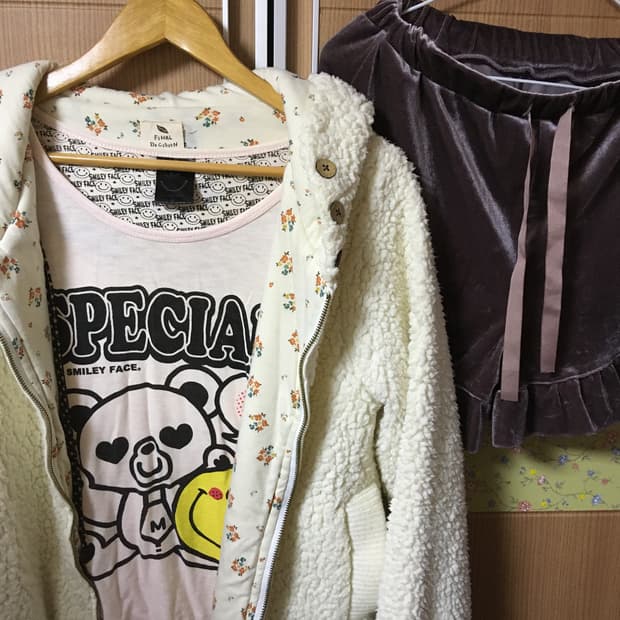 니혼진무드 테디베어 빈티지 코디🧸🎀🍮