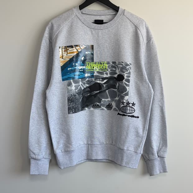 준지 2019 레드테크 맨투맨 그레이