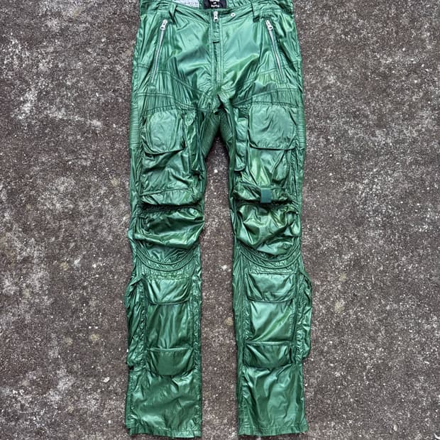 Cabane de Zucca Multi-pocket Nylon Pants