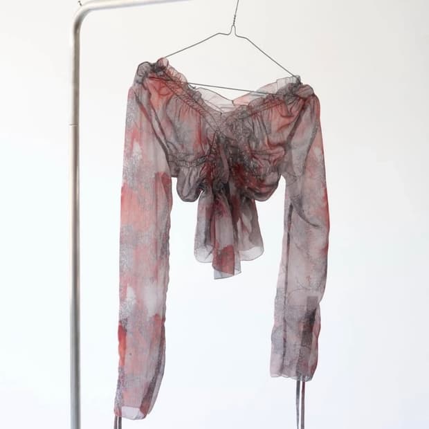 lalameme 라라미미 시어 스모킹 블라우스 38