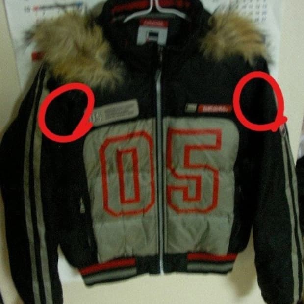 (M) 후부 레이싱 덕다운 패딩 자켓 