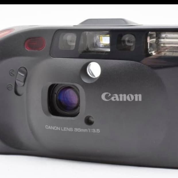 캐논 오토보이 프리즘 데이트 필름 카메라