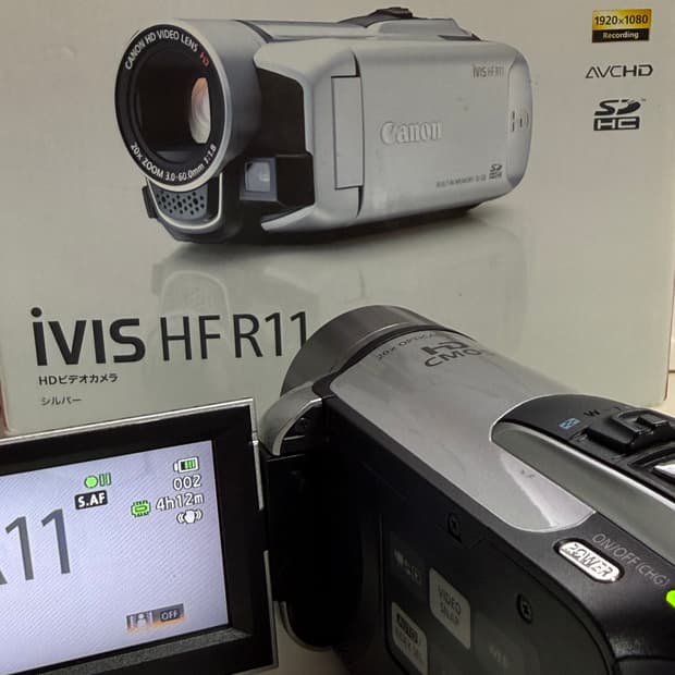 (박스셋) 캐논 ivis HF R11 canon 실버 
