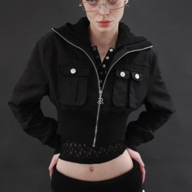 드라이로즈 RIB POCKET JACKET (BLACK)