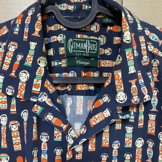 짓먼 GITMAN VINTAGE CAMP SHIRT / M size