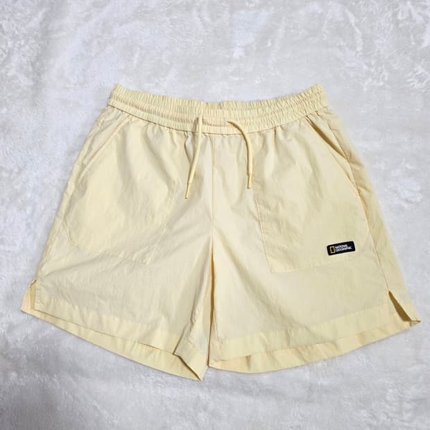 (28)여성 내셔널지오그래픽 옐로우 쇼츠 반바지 