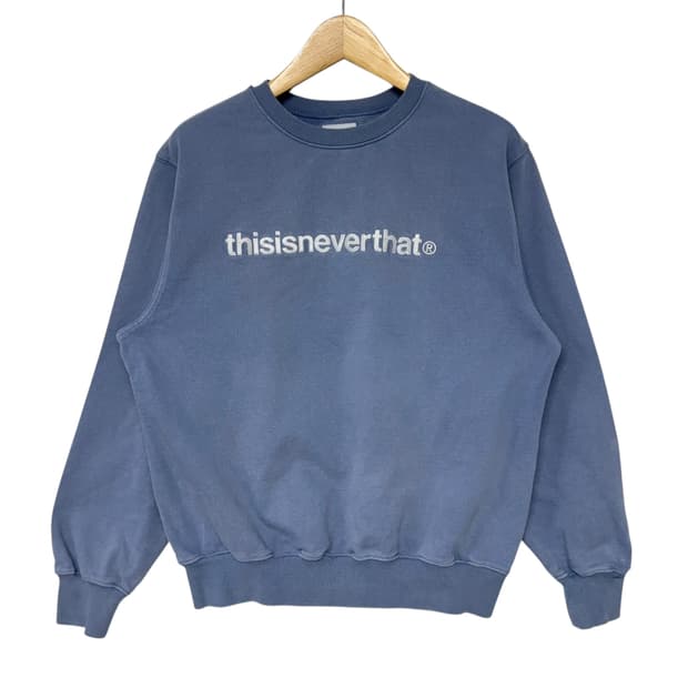 디스이즈네버댓 자수로고 맨투맨