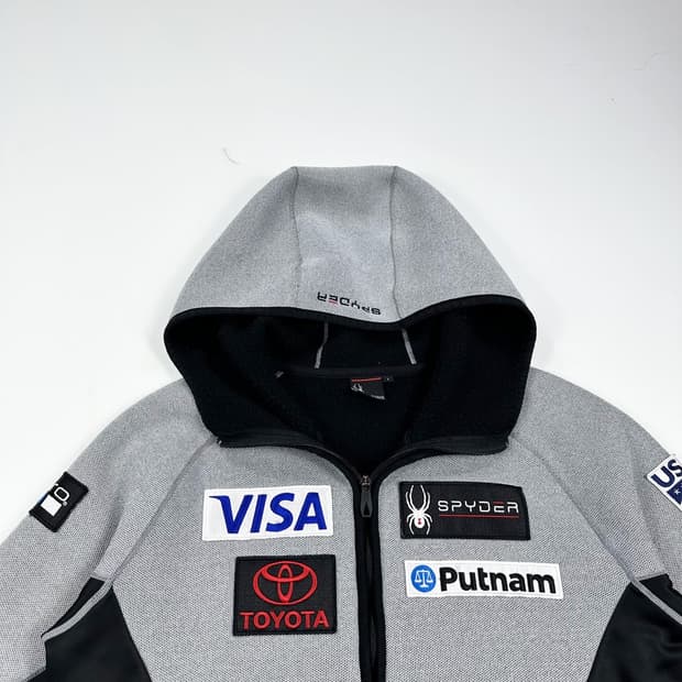 스파이더 US 스키 풀오버 후드집업 (L)